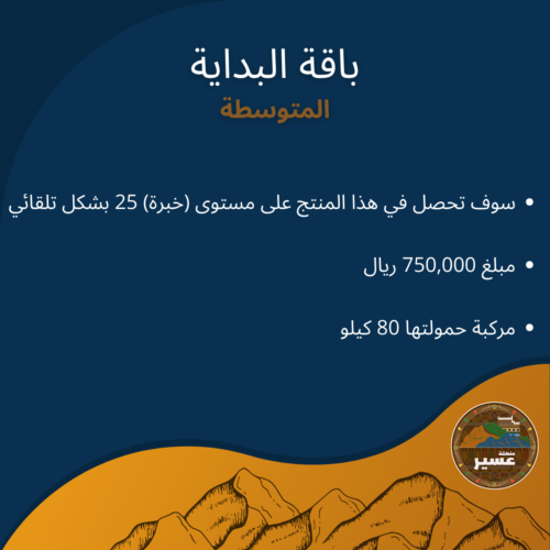 باقة البداية المتوسطة